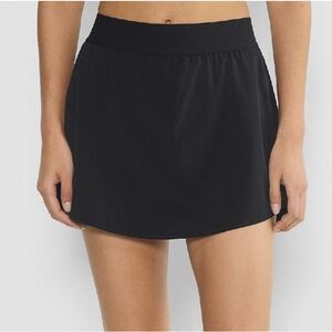 Aritzia Black Tennis Skort